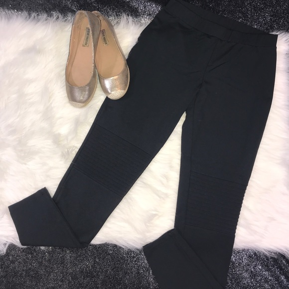 The Limited Pants - The Limited black ribbed knee leggings